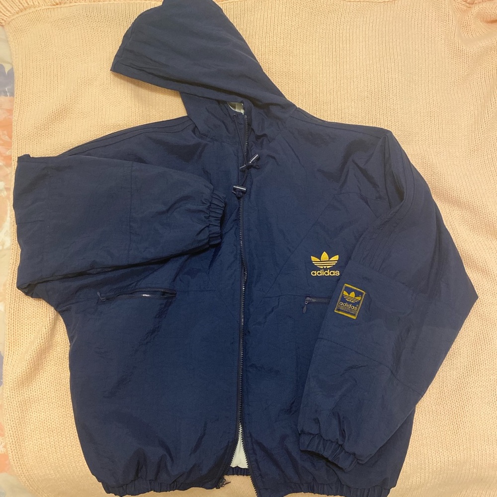 vintage adidas bomber jacket